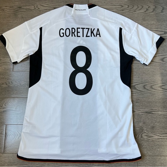 Germany Home Aeroready Jersey 2022 Goretzka #8 BNWT - Picture 5 of 7
